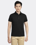 Áo Polo Nam Trơn 2002 Đen