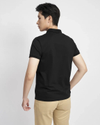 Áo Polo Nam Trơn 2002 Đen