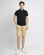 Áo Polo Nam Trơn 2002 Đen