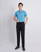 Áo Polo Thể Thao Nam Cao Cấp 2042 Xanh Nhạt