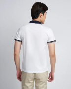 Áo Polo Trắng Phối Cổ 2001 Trắng