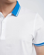 Áo Polo Trắng Phối Cổ 2017