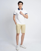 Áo Polo Trắng Phối Cổ 2018