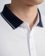 Áo Polo Trắng Phối Cổ 2001 Trắng