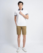 Áo Polo Trắng Phối Cổ 2015