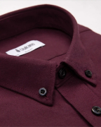 Áo Sơ Mi Dài Tay Nam Oxford 2075A Đỏ Đô