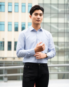 Áo Sơ Mi Dài Tay Nam 4024 - Xanh Da Trời