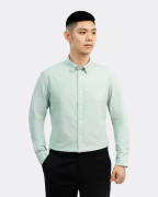 Áo Sơ Mi Dài Tay Nam Cotton 3058
