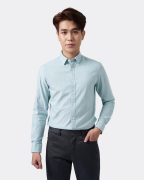 Áo Sơ Mi Dài Tay Nam Cotton 3058