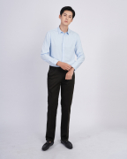 Áo Sơ Mi Dài Tay Nam Họa Tiết 2055A Xanh