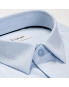 Áo Sơ Mi Dài Tay Nam Họa Tiết 2055A Xanh