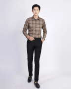 Áo Sơ Mi Dài Tay Nam Họa Tiết 2064