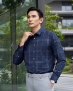 Áo Sơ Mi Dài Tay Nam Họa Tiết 4048