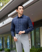 Áo Sơ Mi Dài Tay Nam Họa Tiết 4048