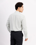 Áo Sơ Mi Dài Tay Nam Kẻ 2060A Xanh Lơ Nhạt