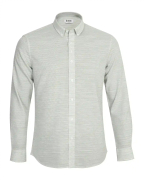 Áo Sơ Mi Dài Tay Nam Kẻ 2060A Xanh Lơ Nhạt