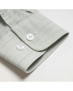 Áo Sơ Mi Dài Tay Nam Kẻ 2060A Xanh Lơ Nhạt