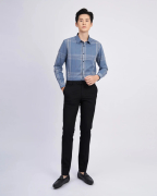 Áo Sơ Mi Dài Tay Nam Kẻ 3012