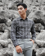 Áo Sơ Mi Dài Tay Nam Kẻ 3036