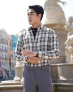 Áo Sơ Mi Dài Tay Nam Kẻ 3055