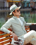 Áo Sơ Mi Dài Tay Nam Kẻ 3057