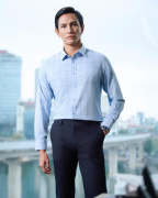 Áo Sơ Mi Dài Tay Nam Kẻ 4023A