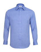 Áo Sơ Mi Dài Tay Nam Trơn 2022 Xanh