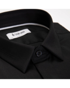 Áo Sơ Mi Dài Tay Nam Trơn 2057B Đen