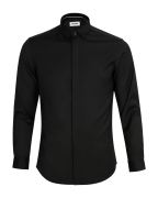 Áo Sơ Mi Dài Tay Nam Trơn 2057B Đen