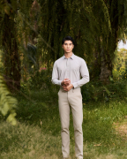 Áo Sơ Mi Dài Tay Nam Trơn 4050