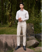 Áo Sơ Mi Dài Tay Nam Trơn 4050