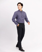 Áo Sơ Mi Nam Dài Tay Kẻ Caro 2074A