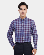 Áo Sơ Mi Nam Dài Tay Kẻ Caro 2074A