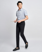 Áo Sơ Mi Ngắn Tay Họa Tiết Chìm 2020