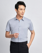 Áo Sơ Mi Ngắn Tay Họa Tiết Chìm 2020