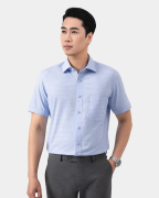 Áo Sơ Mi Ngắn Tay Kẻ Caro Nhỏ 4022A