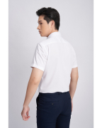 Áo Sơ Mi Ngắn Tay Nam Màu Trắng 5001W