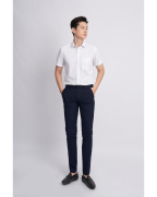 Áo Sơ Mi Ngắn Tay Nam Màu Trắng 5001W