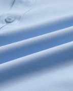 Áo Sơ Mi Ngắn Tay Nam Trơn 5019 Xanh Da Trời - Xanh Da Trời