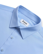 Áo Sơ Mi Ngắn Tay Nam Trơn 5019 Xanh Da Trời - Xanh Nhạt