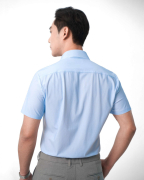 Áo Sơ Mi Ngắn Tay Nam Co Giãn 5012A