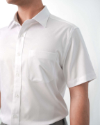 Áo Sơ Mi Ngắn Tay Nam Dệt Họa Tiết 5014W