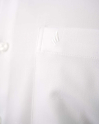 Áo Sơ Mi Ngắn Tay Nam Dệt Họa Tiết 5020 - Trắng