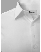 Áo Sơ Mi Ngắn Tay Nam Dệt Họa Tiết 5020 - Trắng