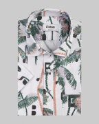 Áo Sơ Mi Ngắn Tay Nam Đi Biển Họa Tiết 3028