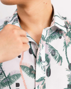 Áo Sơ Mi Ngắn Tay Nam Đi Biển Họa Tiết 3028