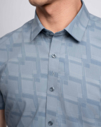 Áo Sơ Mi Ngắn Tay Nam Họa Tiết 2019