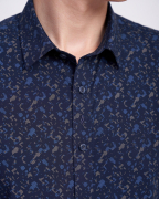 Áo Sơ Mi Ngắn Tay Nam Họa Tiết 2025