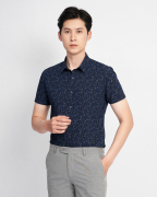 Áo Sơ Mi Ngắn Tay Nam Họa Tiết 2025