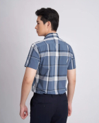 Áo Sơ Mi Ngắn Tay Nam Họa Tiết 3014A
